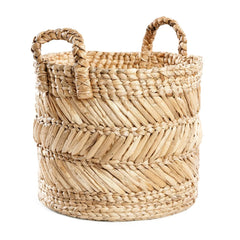 Bazar Bizar zigzag banana leaf basket M