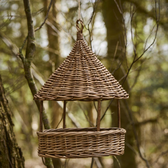 Ib Laursen bird feeder natural willow brown