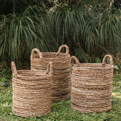 Laundry Basket SYAILENDRA Storage Basket Banana Fibre handmade