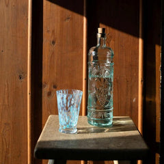 Van Verre Fairtrade recycled glass bottle Santiago water or oil