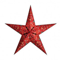 Starlightz paper star lantern Diwali red